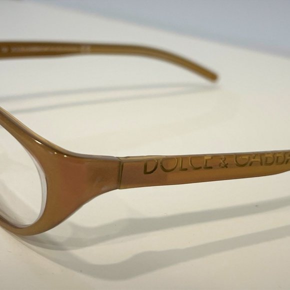 Frames Only Dolce Gabbana DG622 338 Copper Half Rim Eyeglass Frames 50-14-130 - Picture 10 of 13